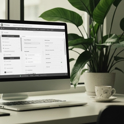 Interface d'administration WordPress montrant des options de personnalisation d'un th&egrave;me