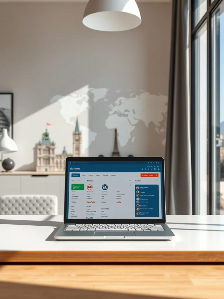 Site WordPress multilingue à Avignon