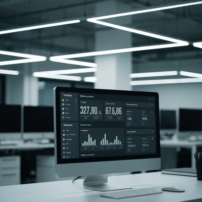 Dashboard showing website performance metrics, illustrating optimization